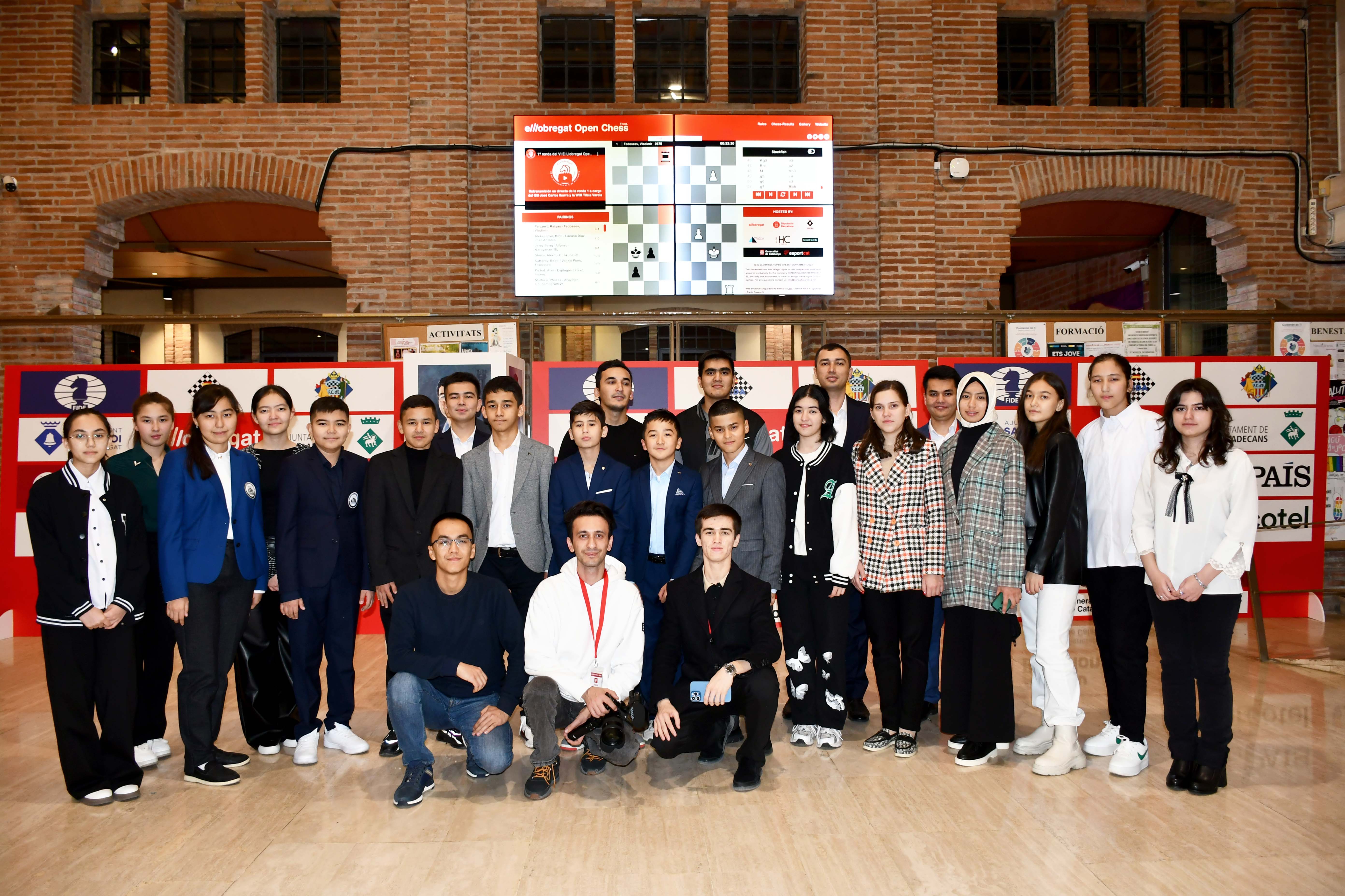 Desde 2023, El Llobregat Open Chess cuenta cada año con jugadores de la delegación de Uzbekistán, reciente campeona olímpica